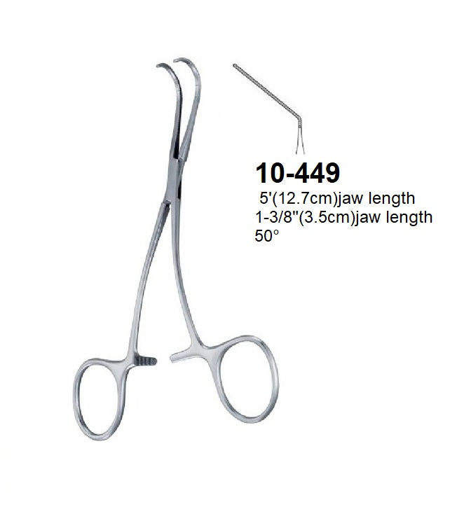 Castaneda Multipurpose Clamp & Atraumatic Cardiovascular Forceps, 10-449