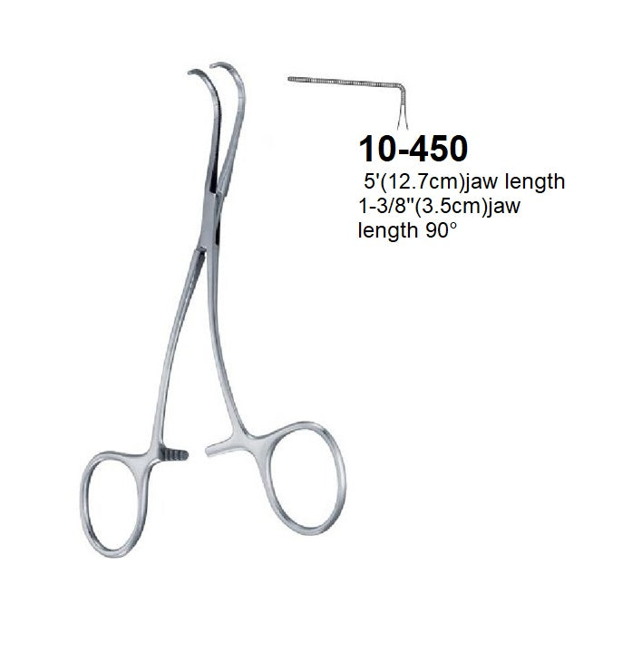 Castaneda Multipurpose Clamp & Atraumatic Cardiovascular Forceps, 10-450