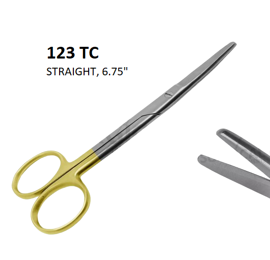 T.C MAYO SCISSOR STRAIGHT 6.75”, AS-123TC