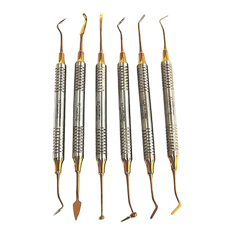 COMPOSITE FILLING SET OF 6 PCS GOLD, AS-3086
