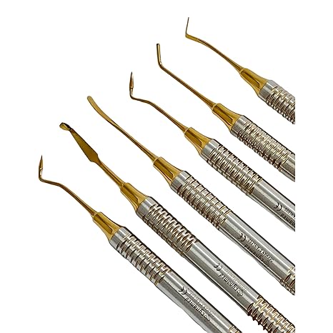 COMPOSITE FILLING SET OF 6 PCS GOLD, AS-3086