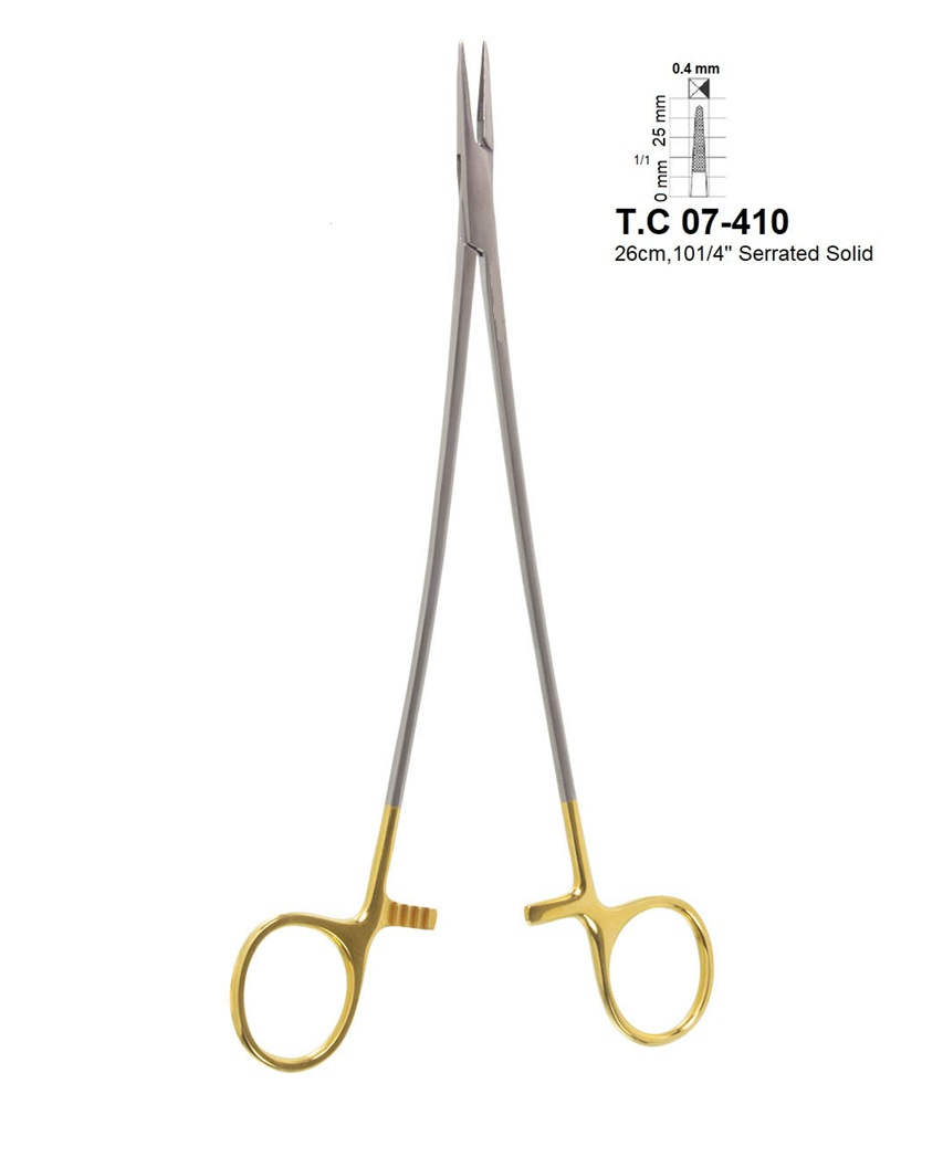 Debakey-Vascular/Extra Light Needle Holders, T.C 07-410