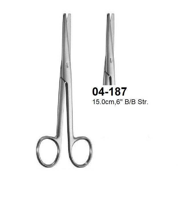 MAYO-STILLE DISSECTING & GYNECOLOGICAL SCISSORS, 04-187