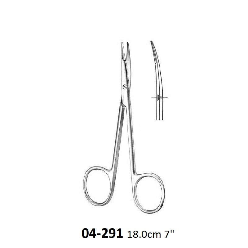 KILNER OPERATING,DISSECTING CURVED SCISSORS 04-291