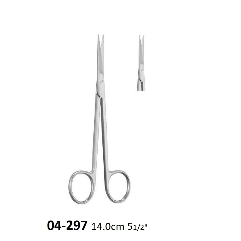 SANVENERO OPERATING,DISSECTING STRAIGHT SCISSORS 04-297