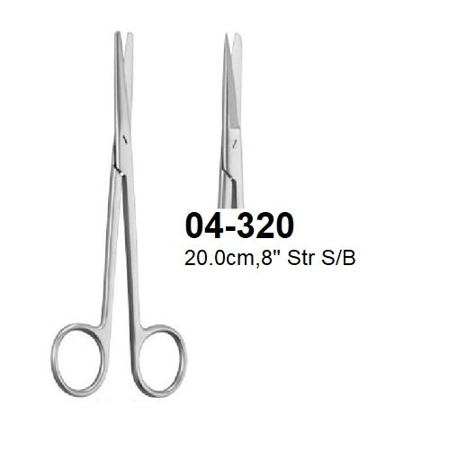 SIMS DISSECTING & GYNECOLOGICAL SCISSORS, 04-320