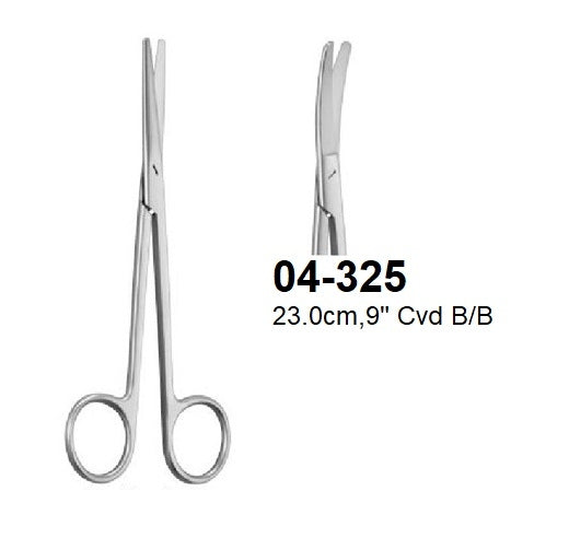 SIMS DISSECTING & GYNECOLOGICAL SCISSORS, 04-325
