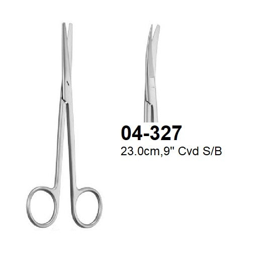 SIMS DISSECTING & GYNECOLOGICAL SCISSORS, 04-327