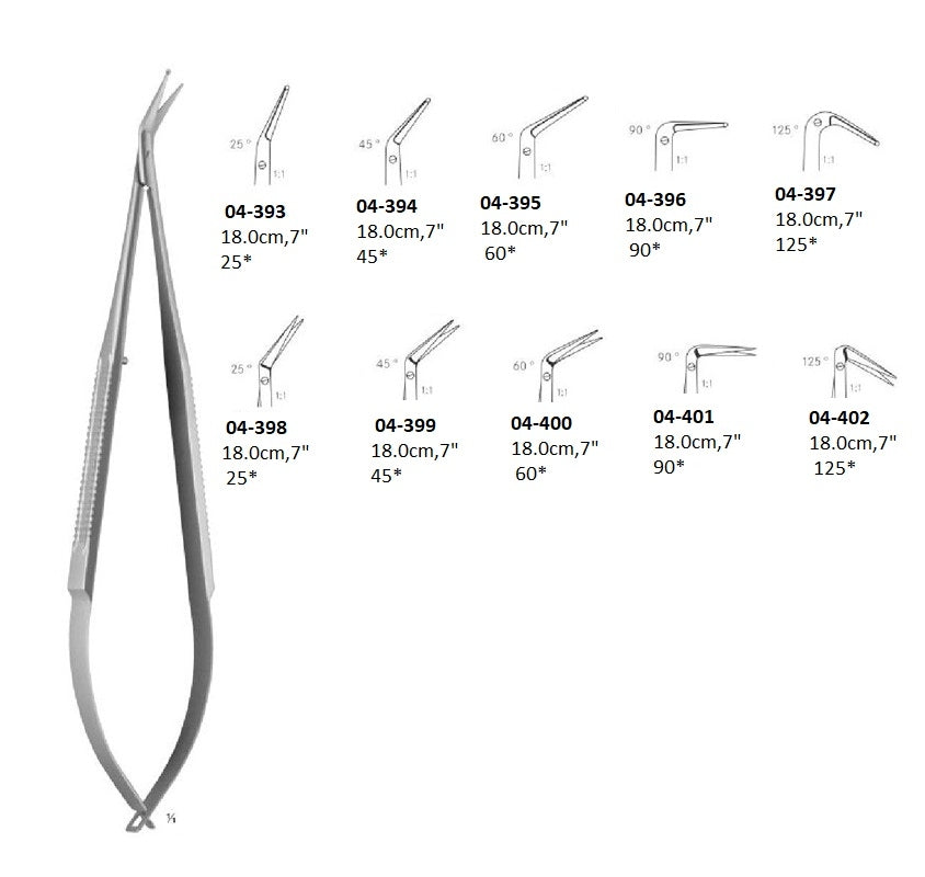 ARTERY SCISSORS Probe end Angled