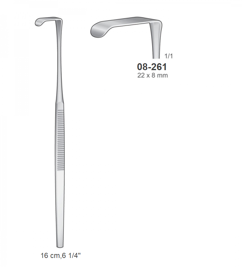 Langenbeck-Mini Retractor, 08-261