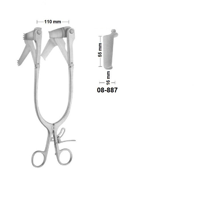 Cloward Modif.Retractor, 08-887