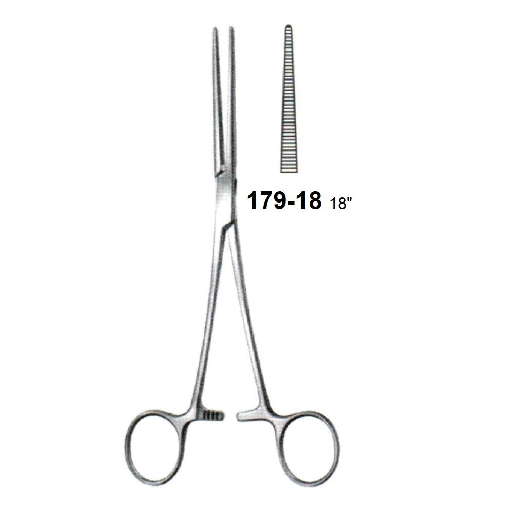 ROCHESTER / PEAN FORCEPS STRAIGHT 179-18