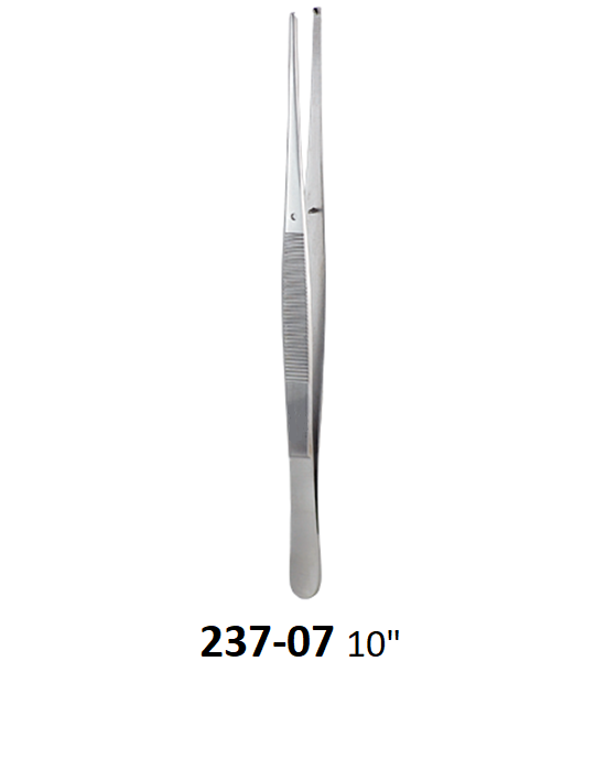 POTT-SMITH TISSUE FORCEPS, 1x2 TEETH 237-07