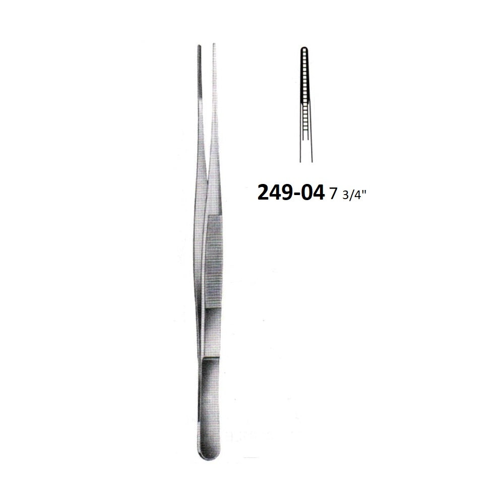 DE BAKEY TISSUE FORCEPS,2.00mm 249-04