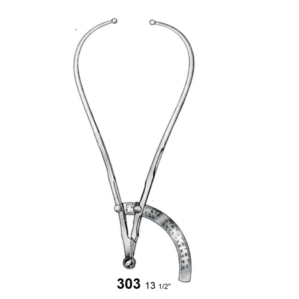 MARTIN PELVIMETER, IN INCHES & cms 303