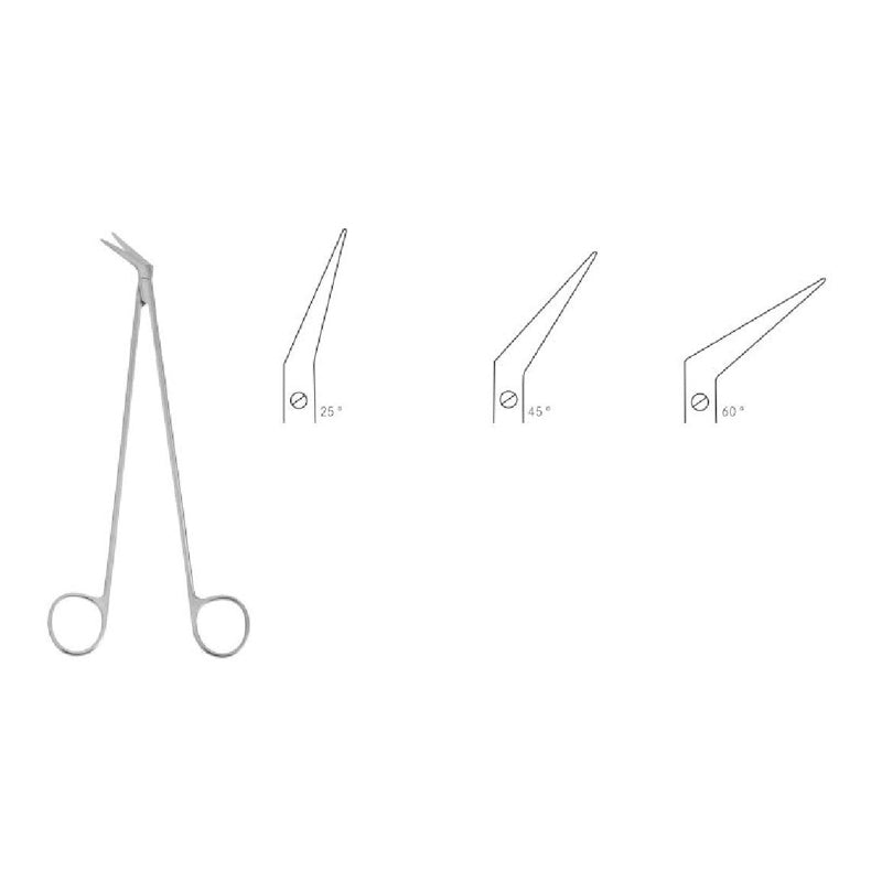 DE BAKEY VASCULAR SCISSORS S/S Angled