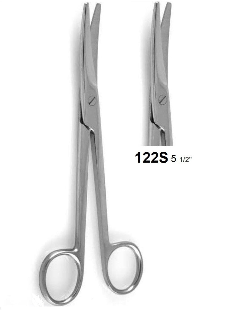 thumbnail image 2 of B-Med Instruments Mayo Dissecting Scissors – 6.75" Straight Serrated, Supercut, Surgical Grade 2 of 2