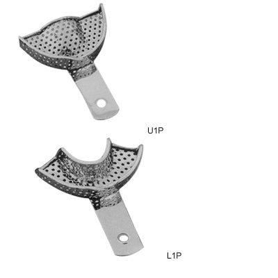 Perforated,Impression Trays for crown & bridge work Stainless Steel Impression Trays