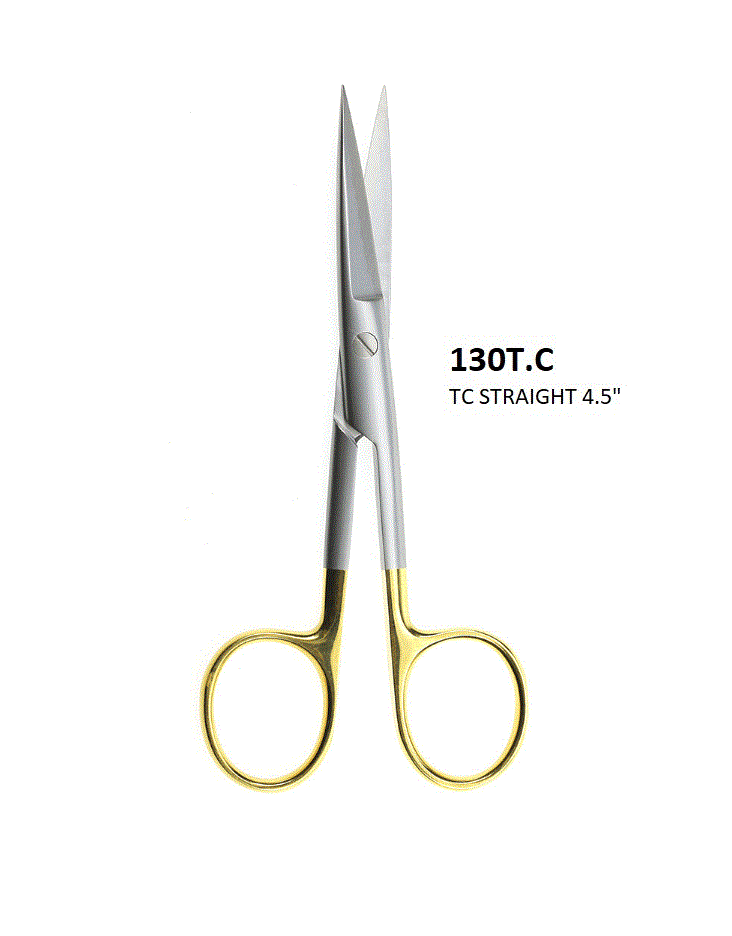 NATRA German-Made Iris Scissors - Straight, Sharp/Sharp, 11.5cm (4.5") For Surgery & Bandaging