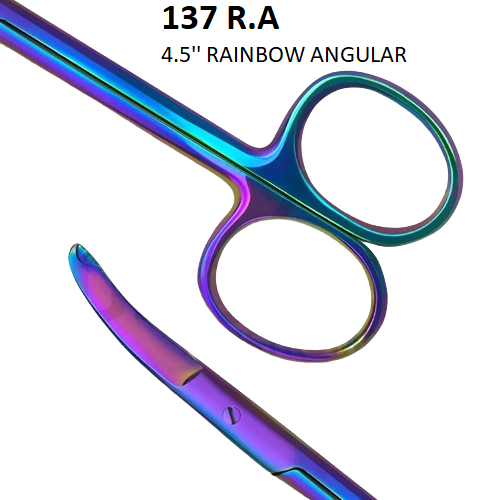 STITCH SCISSORS RAINBOW ANGULAR 137 R.A