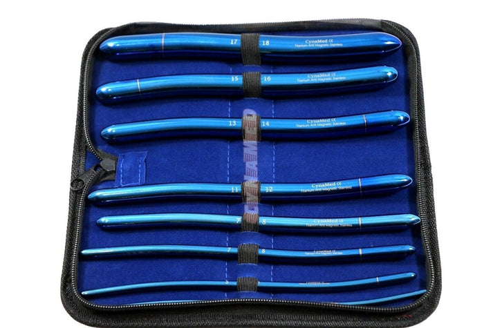 Hegar Dilatatore Uterino/dilatatore Hegar Uretrale Set Di Suoni 8 Pz - Foto 3