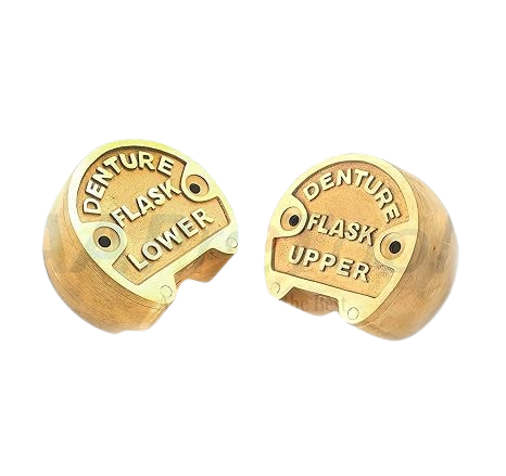 DENTURE FLASK SET OF 2, AS-4121-4122