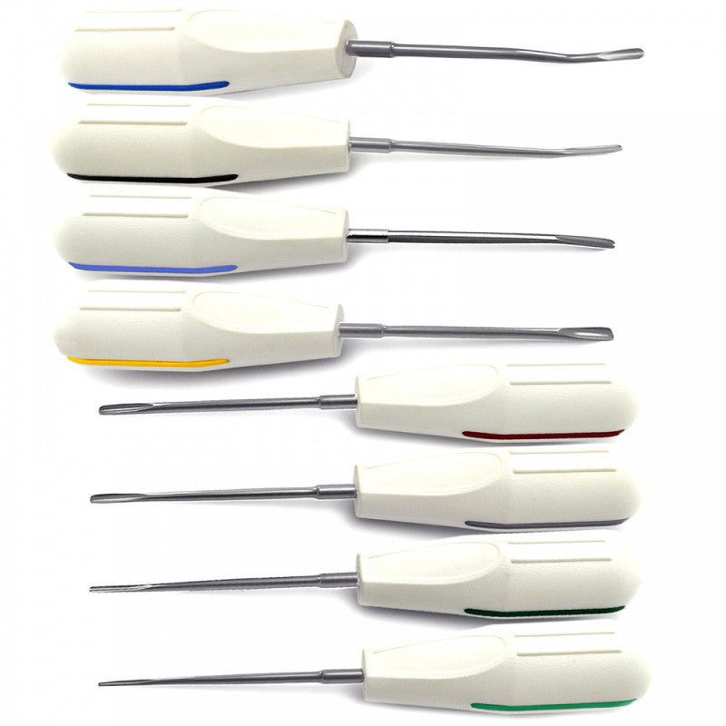 ELEVATOR WHITE PLASTIC SET OF 8, AS-4155