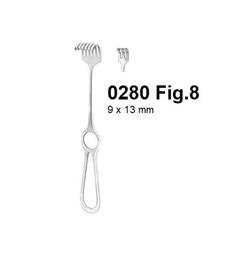 VOLKMANN Bone Retractor, 0280 Fig.8