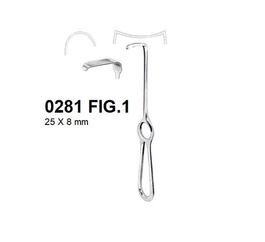 LANGENBECK Retractor, 0281 Fig.1