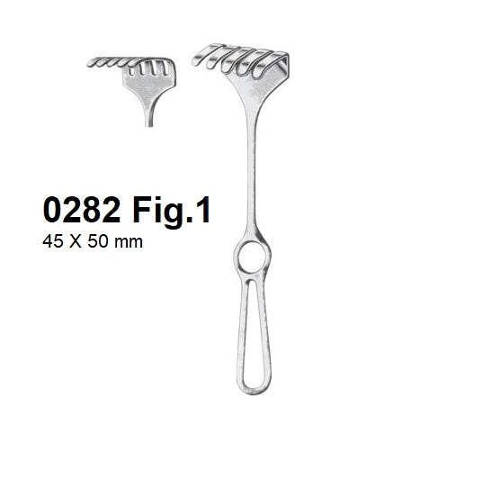 Israel Rakes ISRAEL Retractor, 0282 Fig.1 – Surgical Design Shop
