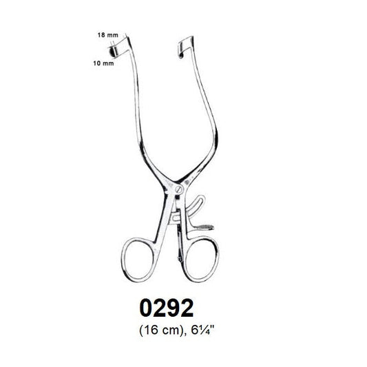 Tubingen pattern Self-Retaining Retractor, 0292