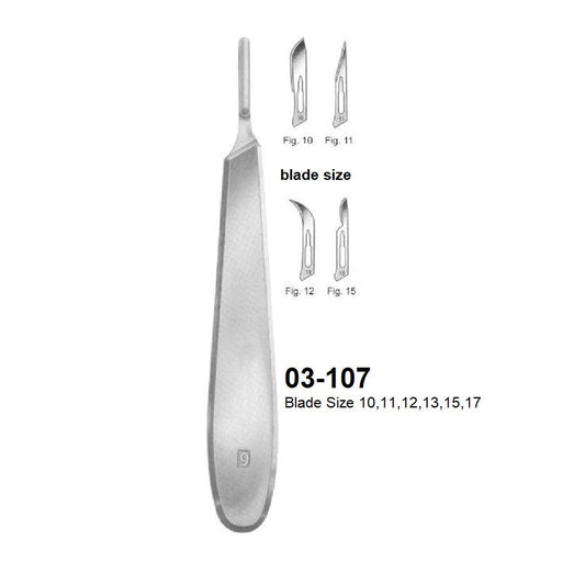 COLLIN SCALPEL HANDLE #9, 03-107