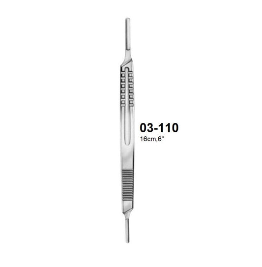 #3,#4 SCALPEL HANDLE DOUBLE ENDED, 03-110