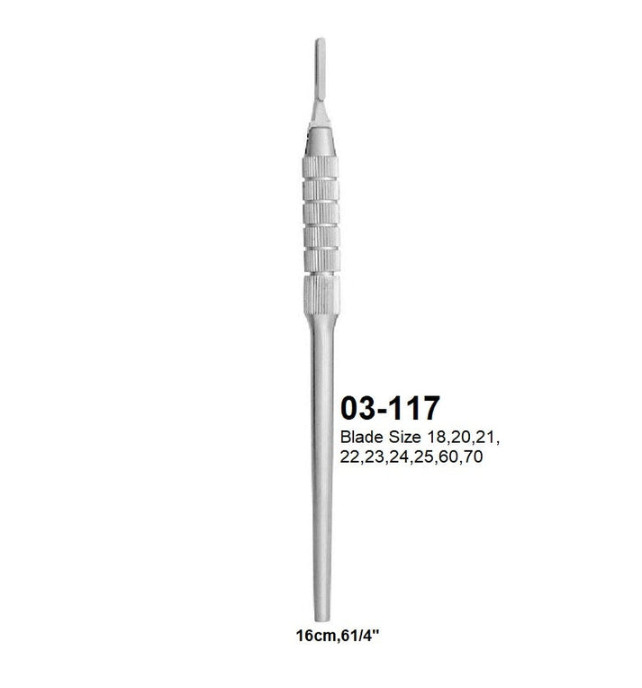 Stat Lab Rnd Tip Scaple SIEGEL ROUND SCALPEL HANDLE #4 with adjustable tip, 03-117 – Surgical ...