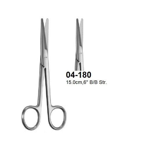 MAYO DISSECTING & GYNECOLOGICAL SCISSORS, 04-180