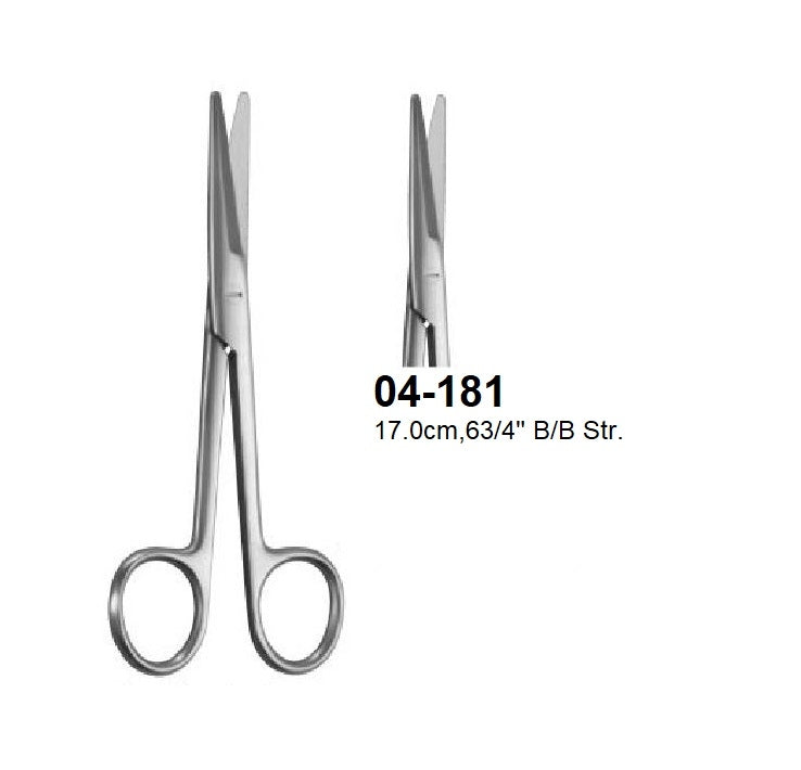 MAYO DISSECTING & GYNECOLOGICAL SCISSORS, 04-181 – Surgical Design Shop