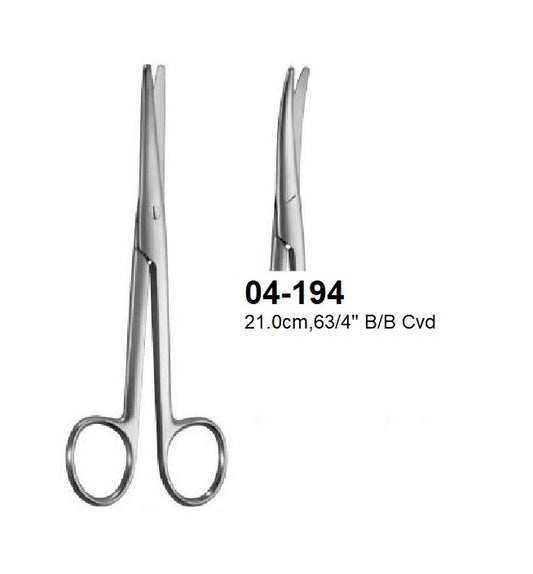 MAYO-STILLE DISSECTING & GYNECOLOGICAL SCISSORS, 04-194