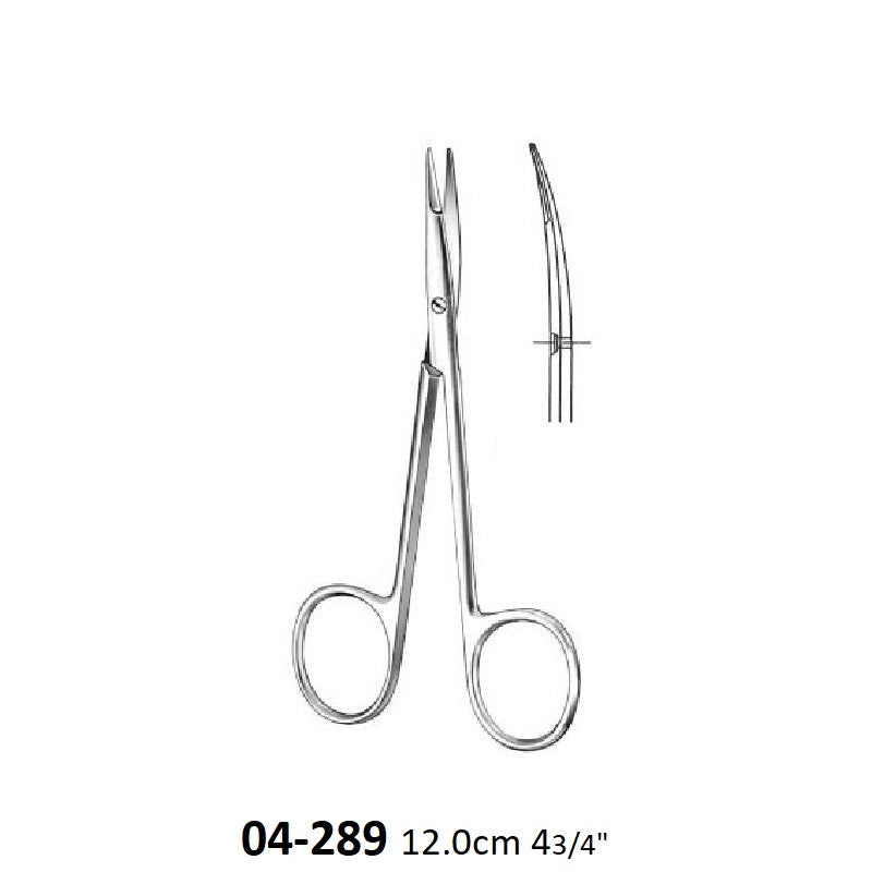 KILNER OPERATING,DISSECTING CURVED SCISSORS 04-289