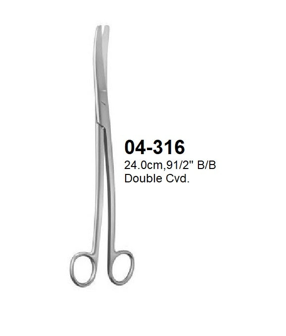 SIEBOLD DISSECTING & GYNECOLOGICAL SCISSORS, 04-316