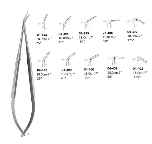 ARTERY SCISSORS Probe end Angled
