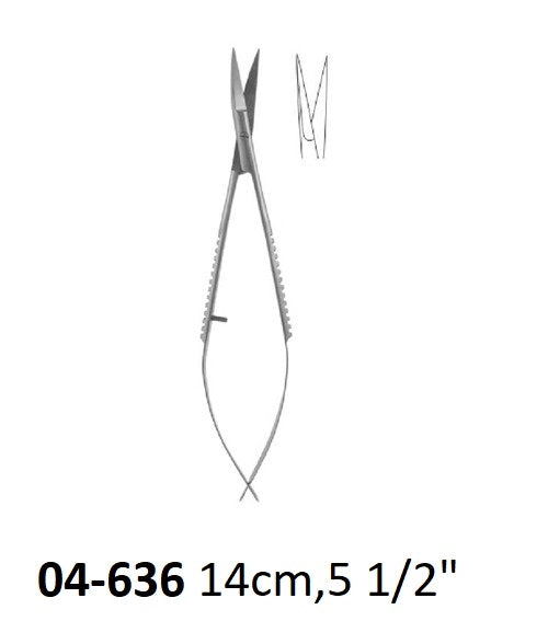 Castroviejo Scissors Spring Type (Straight) 04-636 – Surgical Design Shop