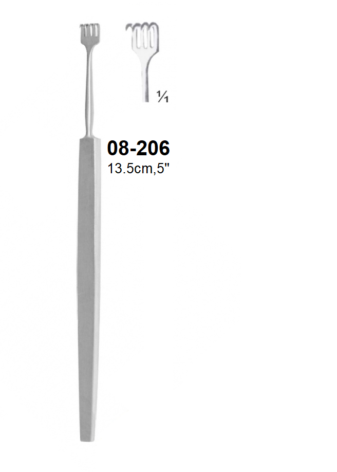 Rollet (Blair) Hooklet Retractor, 08-206