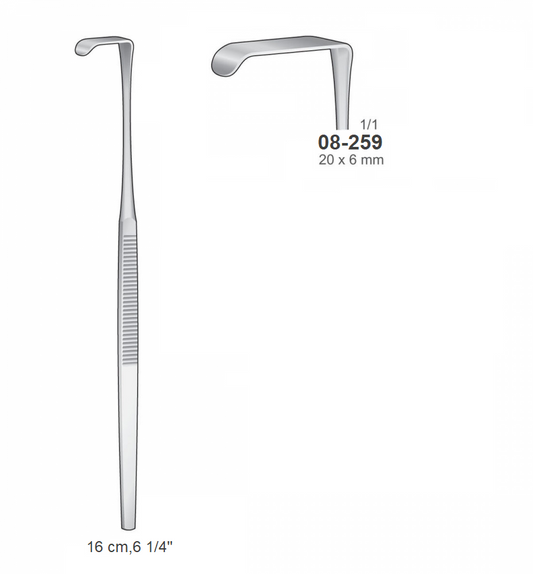 Langenbeck-Mini Retractor, 08-259