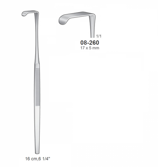 Langenbeck-Mini Retractor, 08-260
