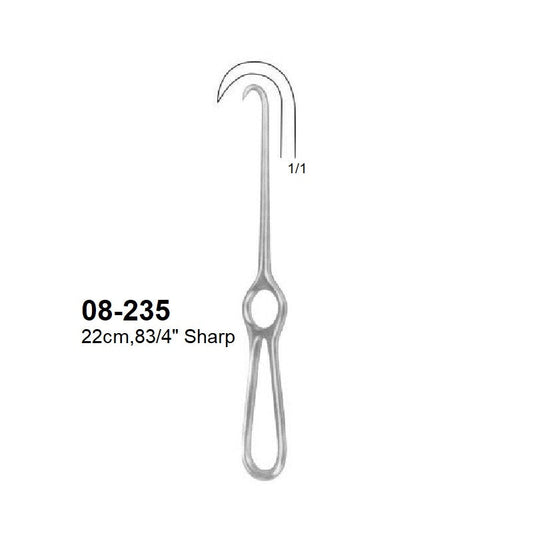 Kocher Hooklet,Retractor, 08-235