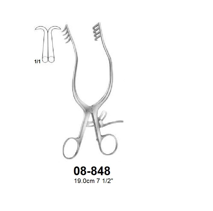 Anderson Rake Retractor Anderson-Adson Retractor, 08-848 – Surgical Design Shop