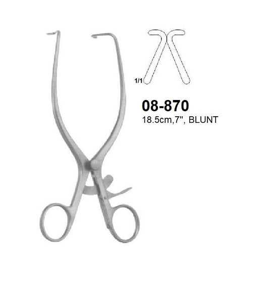 Jackson Burrows Retractor, 08-870