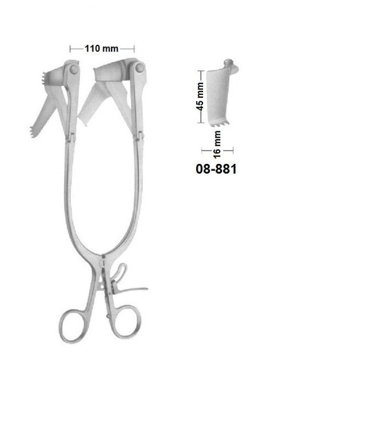 Cloward Modif.Retractor, 08-881