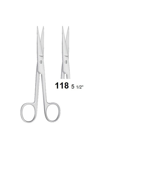 DEAVER SCISSORS STRAIGHT 118