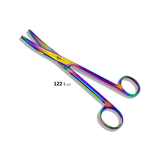 Multicolor Mayo Scissors Curved 122 R
